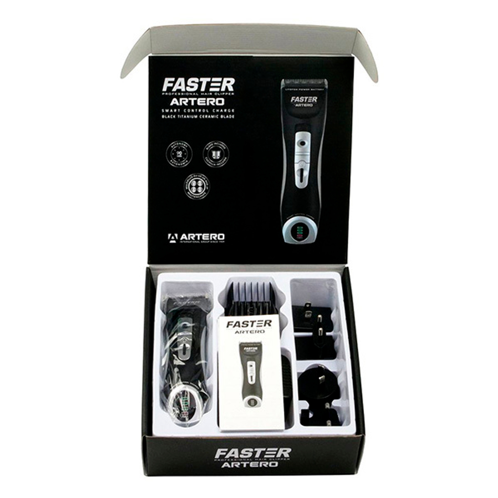 Аккумуляторно-сетевая машинка для стрижки волос Artero Faster