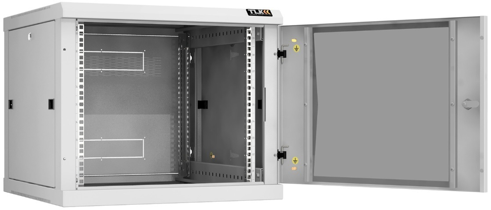Шкаф настенный 19", 9U TLK TWC-096060-R-G-GY