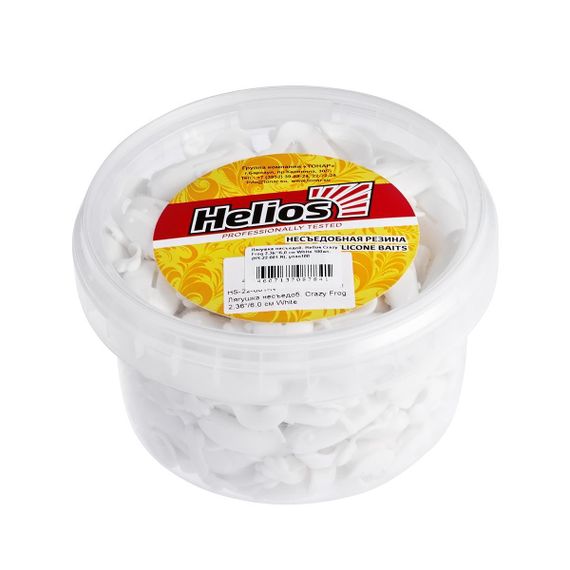 Лягушка несъедоб. Helios Crazy Frog 2,36"/6,0 см White 100шт. (HS-22-001-N)