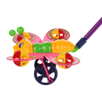 Каталка на палке Бабочка 51см, пакет 336