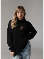 Свитер рваный сетка паутинка