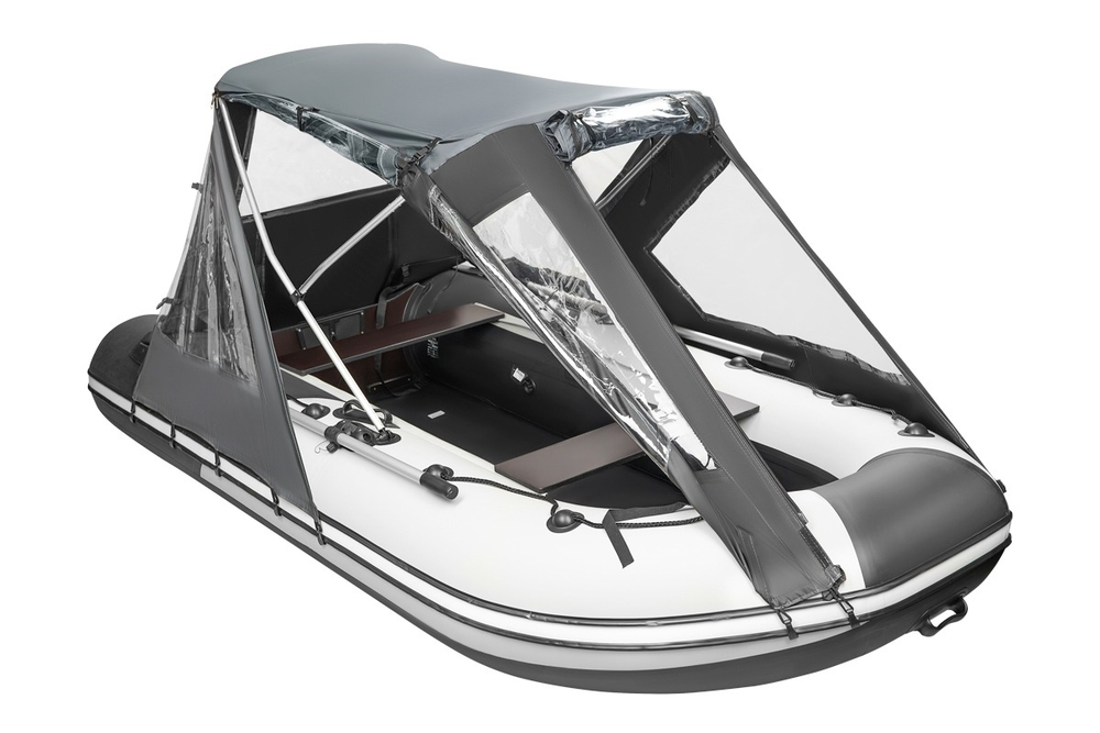 Тент трансформер Ривьера 3400 СК Компакт (графит/черный)