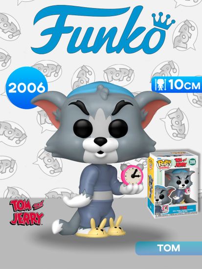 Фигурка Funko POP! Animation Tom & Jerry S4 Tom (2006) 86282 / Фигурка Фанко ПОП! по мотивам мультсериала "Том и Джерри", Том