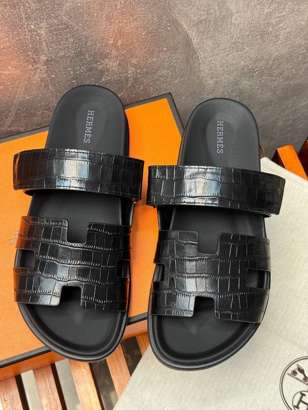 Шлепанцы Hermes