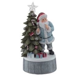 GAEM Фигурка декоративная с музыкой "Новый год" (3xLR44, прилаг.), L12 W11 H22,5 см, 2в.