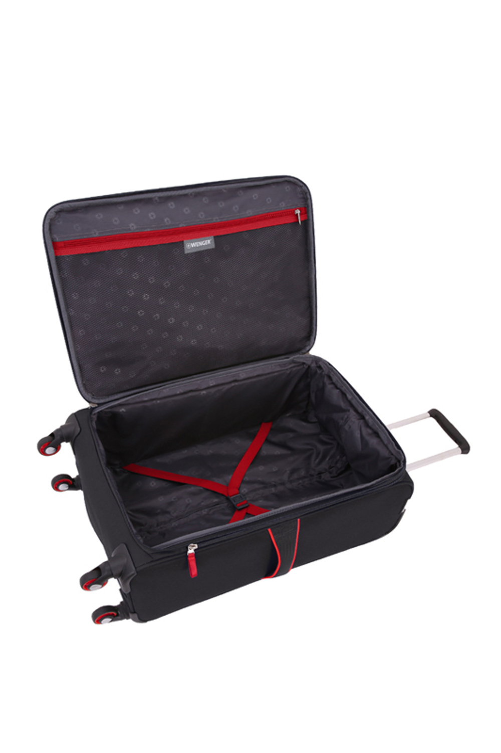 Чемодан Wenger Arosa, черный, 59,7x20x40,6 см, 48 л