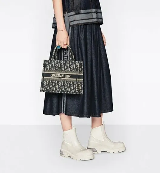 Сумка женская Dior Book Tote, модель маленького формата синий