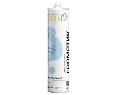 Силиконовый нейтральный герметик Kronbuild белый 280 гр SNW28