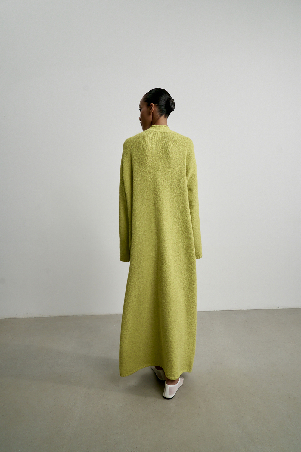 Кардиган ROMEE длинный, лайм