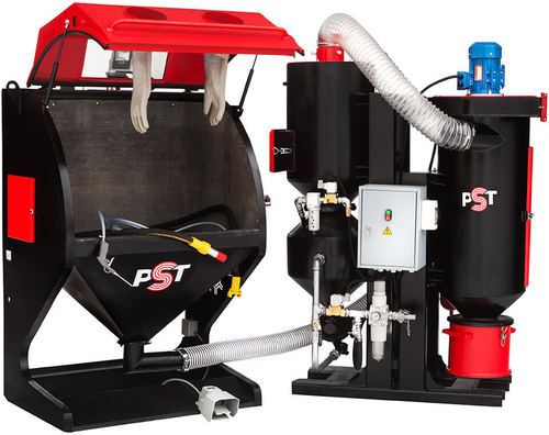 Напорная пескоструйная камера PST КСО-110-Н-ФВР-М