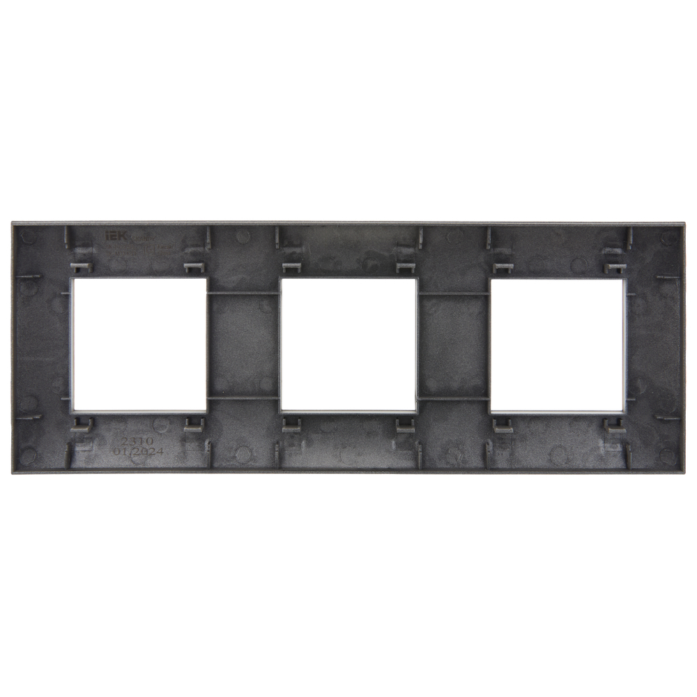 SKANDY Рамка 3-местная SK-F03Sh шампань IEK