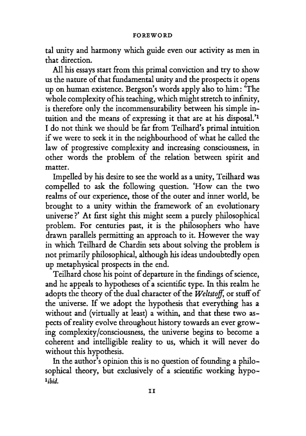 Human Energy | Pierre Teilhard de Chardin