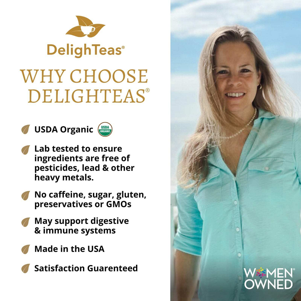 DelighTeas, Аюрведический чай, кориандр и фенхель, травяной чай для выведения токсинов, рассыпчатая смесь, без кофеина, 140 г (5 унций)