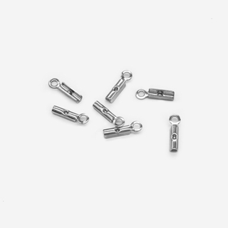 Концевик обжимной 9*2мм, сталь без покрытия