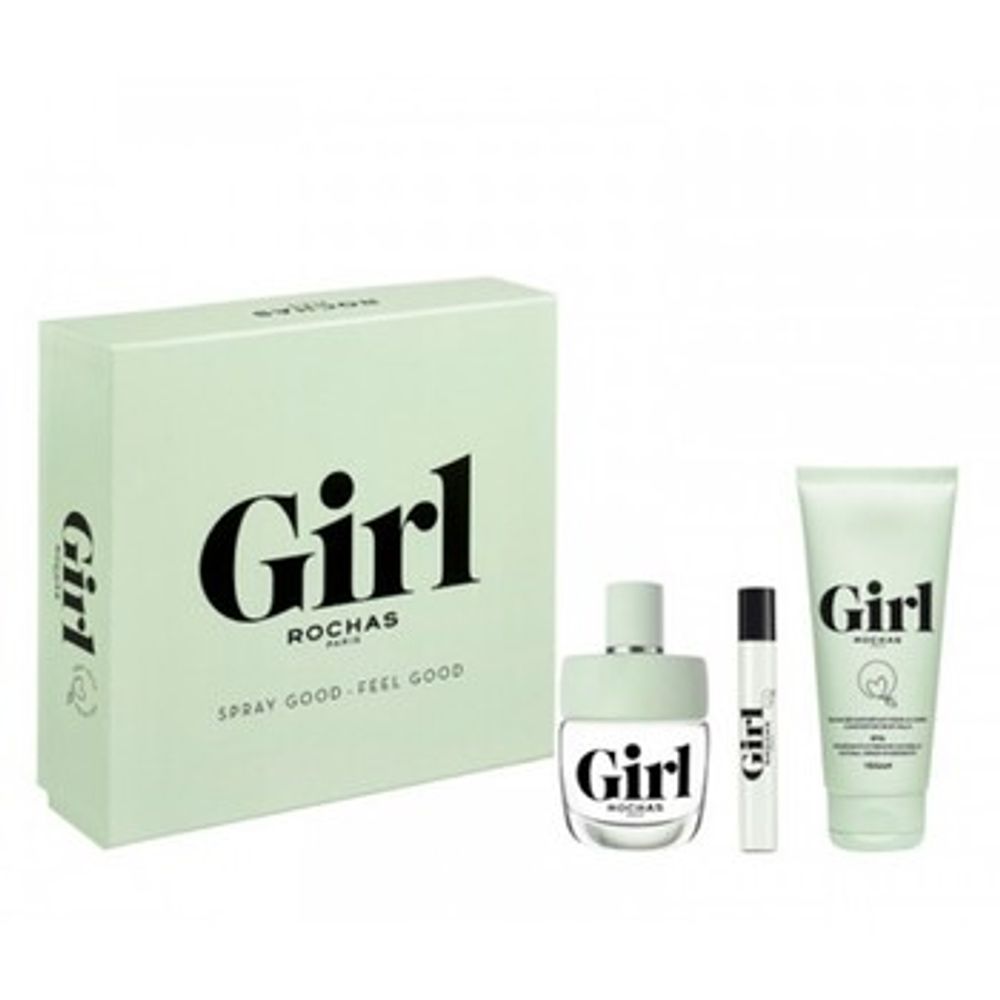 Rochas Girl Gift set EDT 100 ml, Body lotion 100 ml and Miniature EDT 7,5 ml 100ml