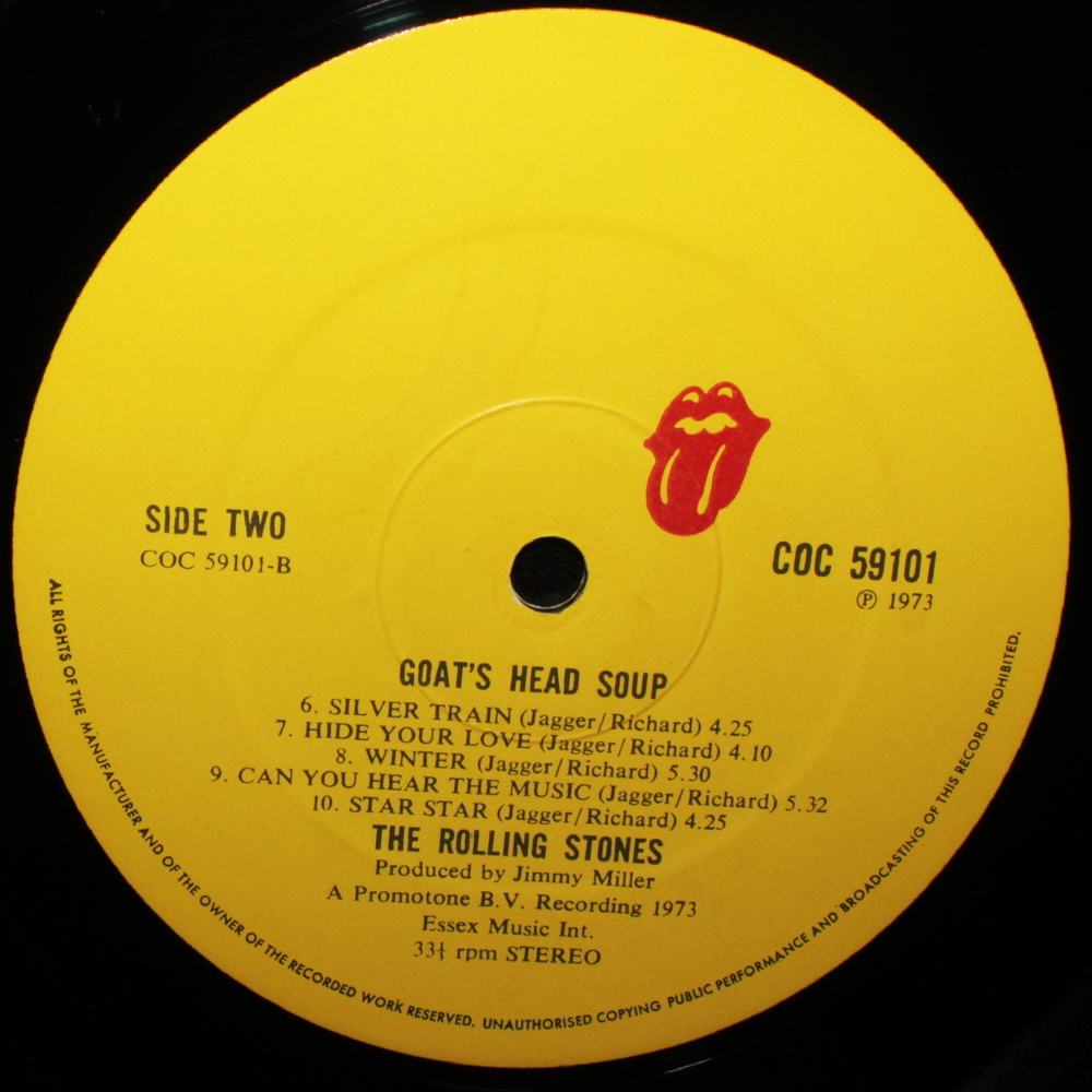 The Rolling Stones / Goat's Head Soup (LP)