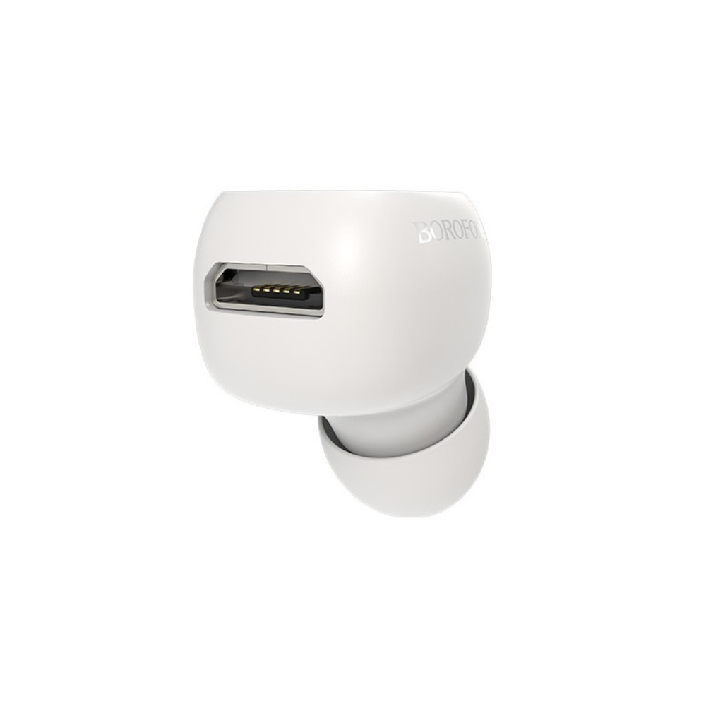 Bluetooth гарнитура Borofone BC28 Shiny Sound mini, Bluetooth 5.0, моно, вставная, белый
