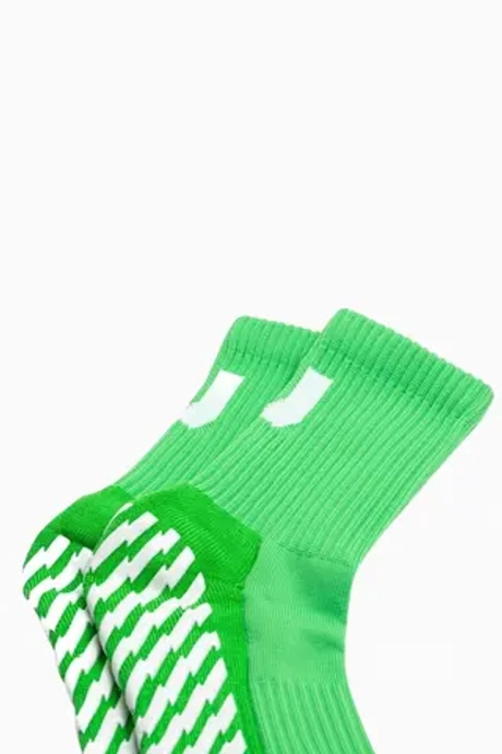 Носки Unisport Grip Sock Flash Print - зеленый