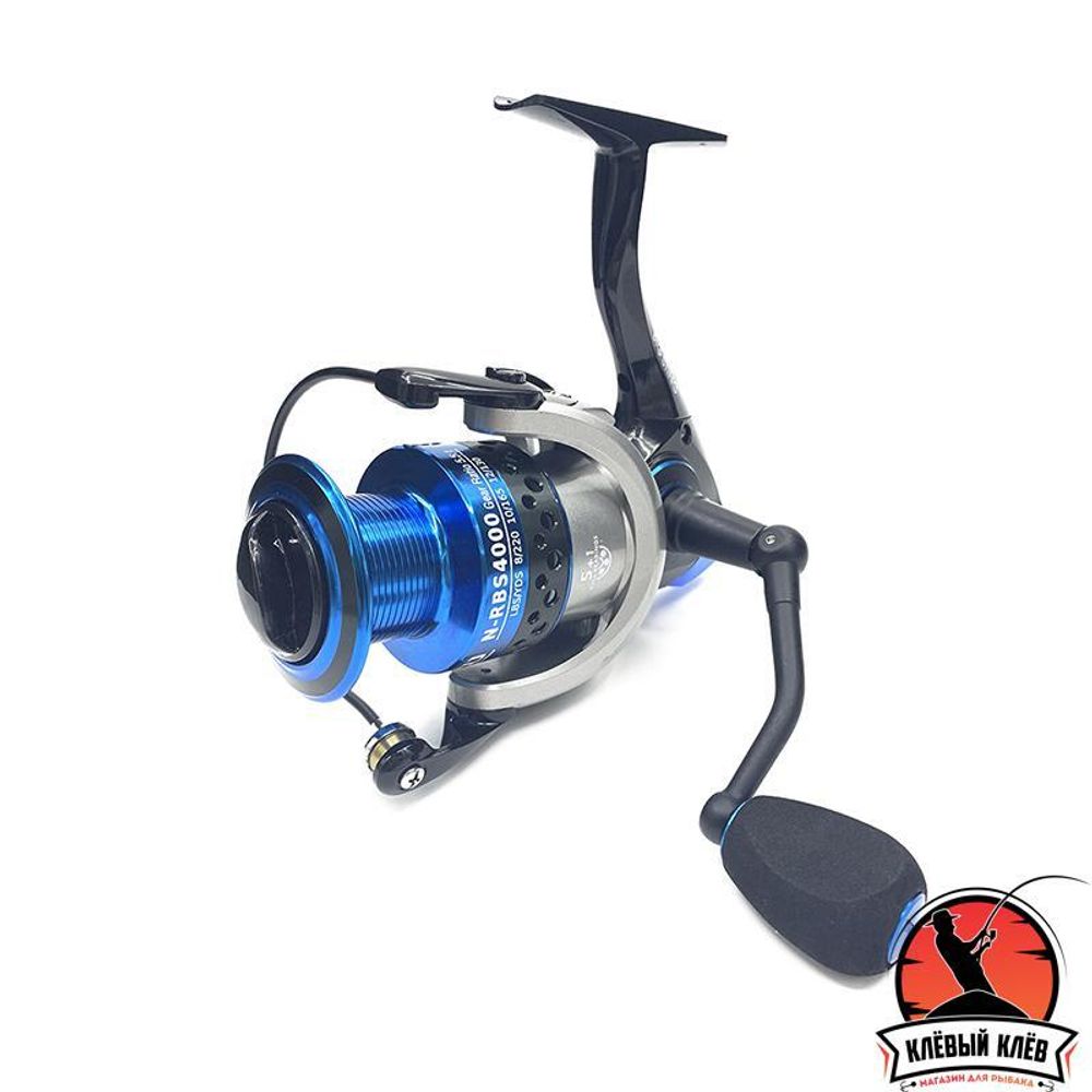 Катушка безынерционная Namazu Big Sting BS4000, 6+1 подш., метал. шпуля + запасная графит. шпуля/20/