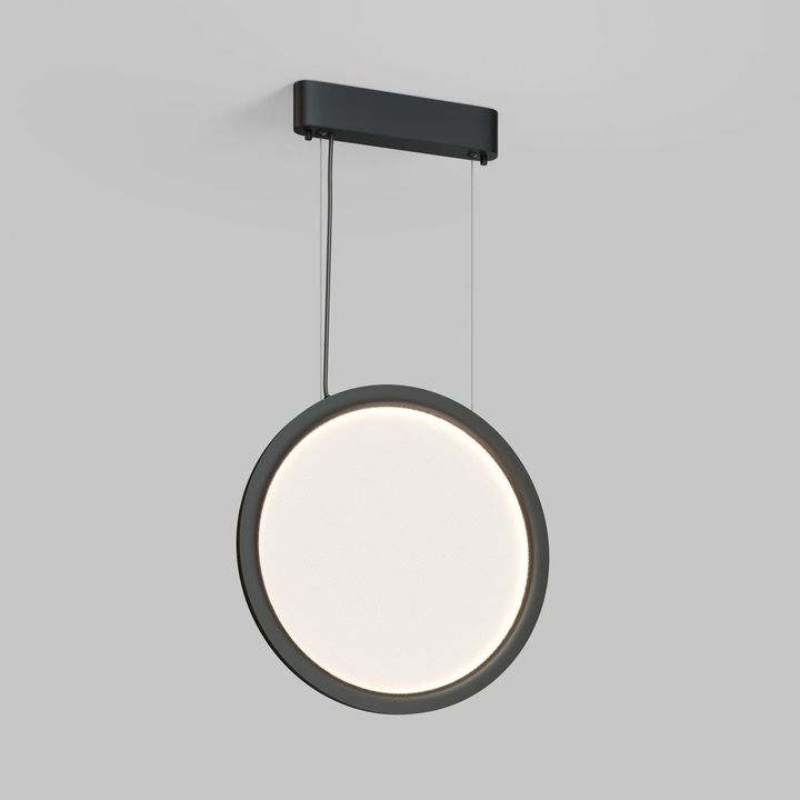 Подвесной вертикальный светодиодный светильник Denkirs Veil DK6604-BK