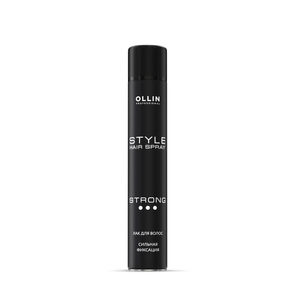 OLLIN PROFESSIONAL Лак для волос сильной фиксации STYLE, 500 мл