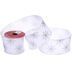 Лента для декорирования «Снежинка» 6,3 см, 2,7 м, Серебро