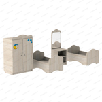 Игровой комплект мебели СПАЛЬНЯ ДРЁМА с изображением