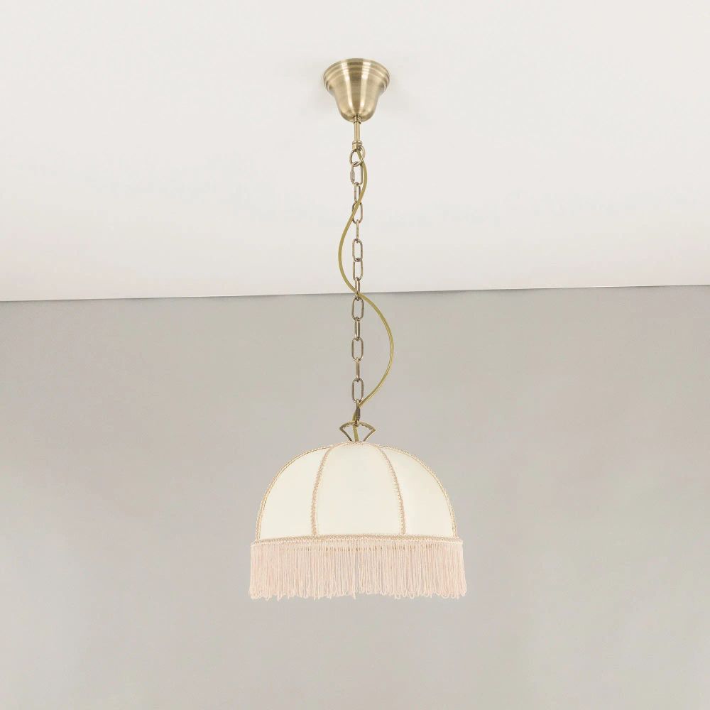 Citilux Базель CL407111 Подвесной светильник с бежевым абажуром