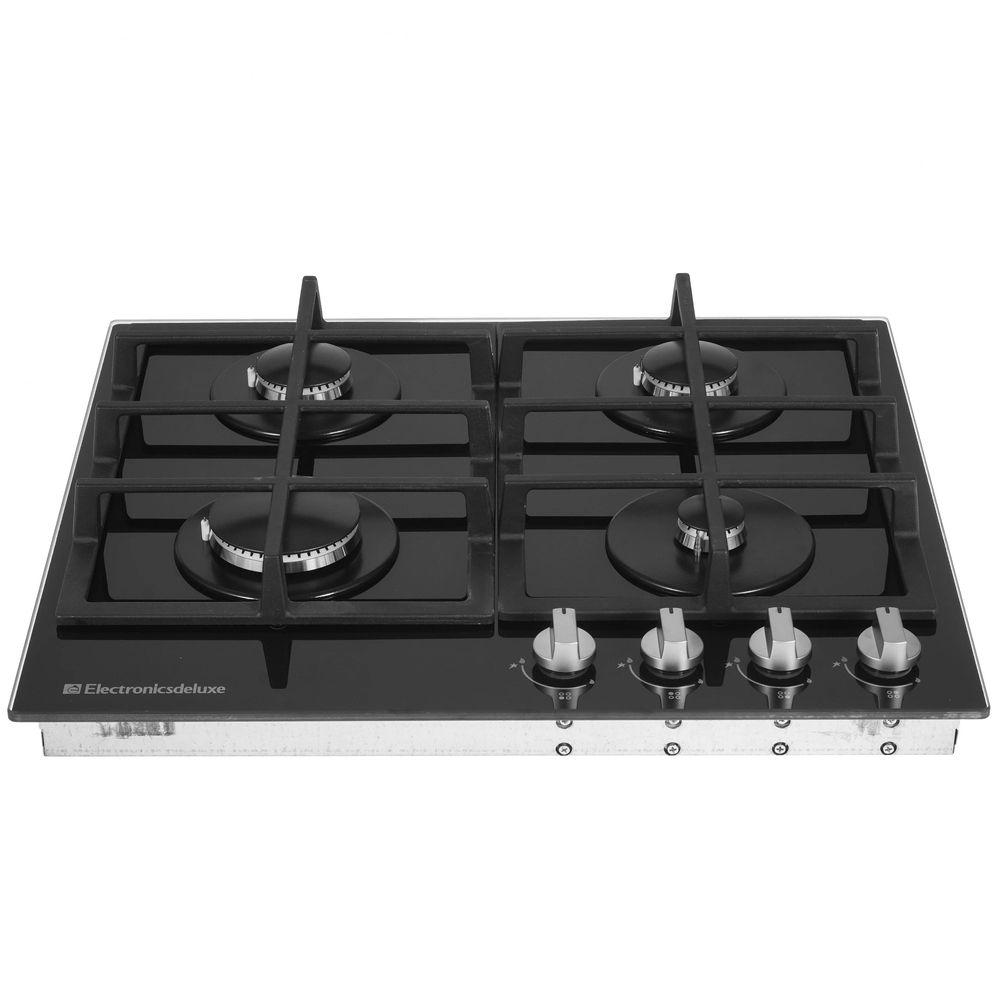 Варочная панель газовая Electronicsdeluxe GG4_750229F-012 черное стекло