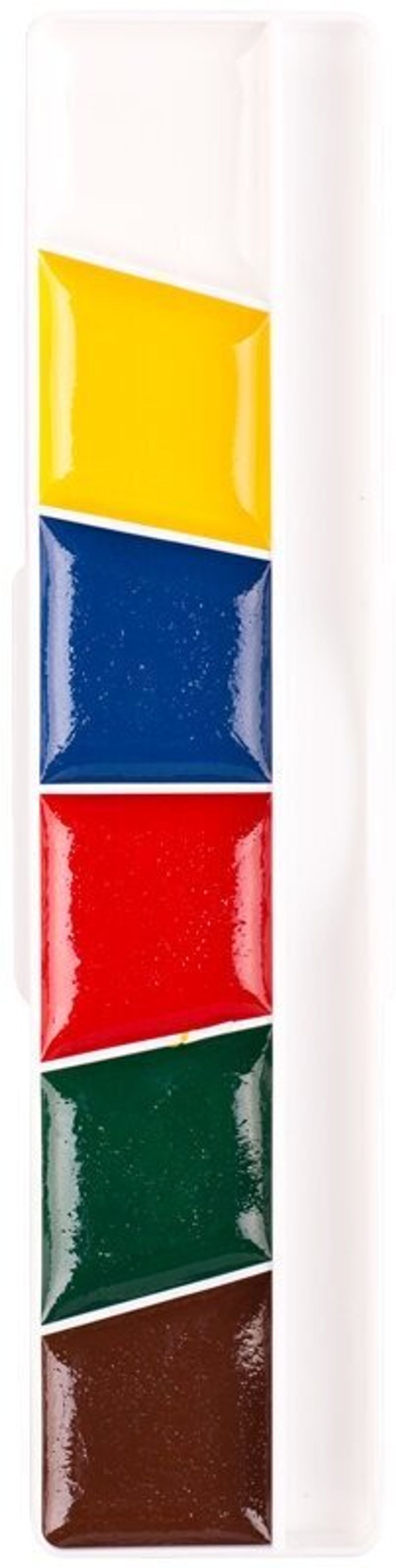 Краски акварельные ГАММА "Лицей", 6 цветов, медовые, без кисти, пластиковая коробка, 212063