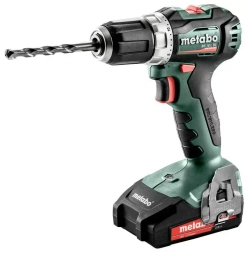 Аккумуляторная дрель-шуруповерт Metabo BS 18 L BL 2.0Ah x2 Case (602326500)