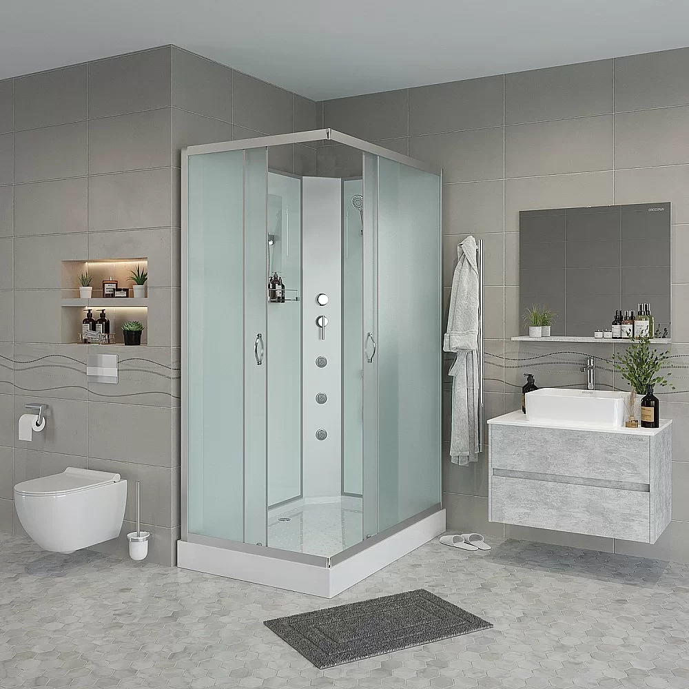 Душевая кабина Niagara Classic NG-43975-14QBKG 90x70 с гидромассажем