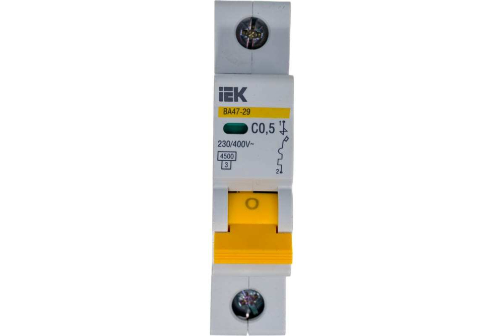 Автоматический выключатель ВА47-29 1Р 0,5А 4,5кА С IEK