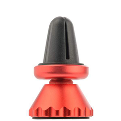 Автомобильный держатель Hoco CA19 Metal magnetic air outlet mobile phone holder - магнитный универсальный в решетку красный