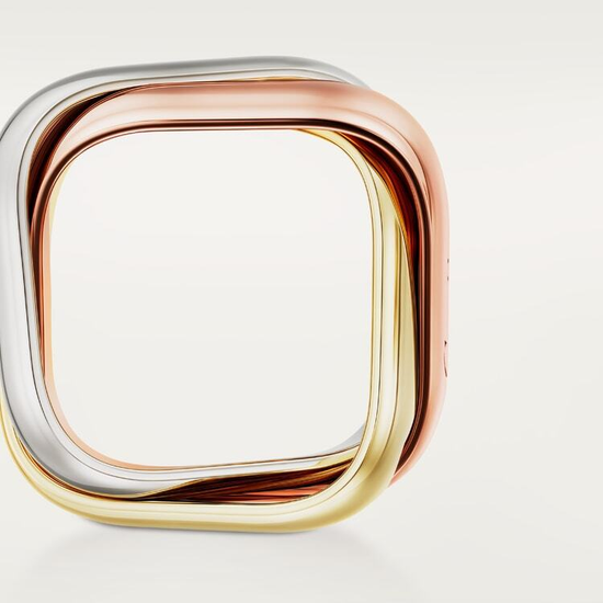 Cartier Trinity ring cushion-shaped large model
