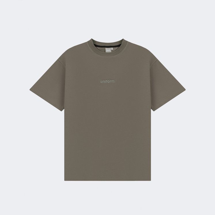 Футболка UNIFORM Relaxed, серо-зелёный