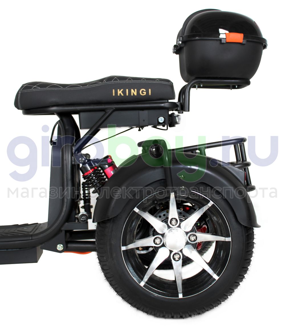 Электроскутер IKINGI X12 PRO TRIKE 3000W - Чёрный фото №10