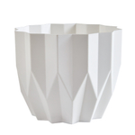 Кашпо "Геометрия" (2,2л.) Цв. Белый