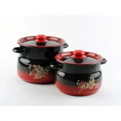 Кастрюля эмал 1,0л 16074АП Итал кухня