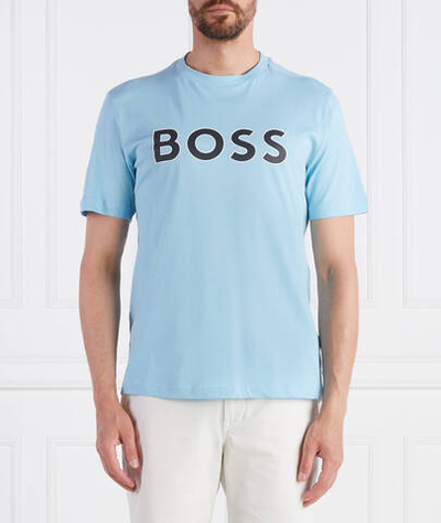 Футболка Tee 1 BOSS GREEN - голубой(50488793)