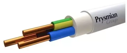 Кабель силовой NYM 3х1,5 РЭК/Prysmian 1м