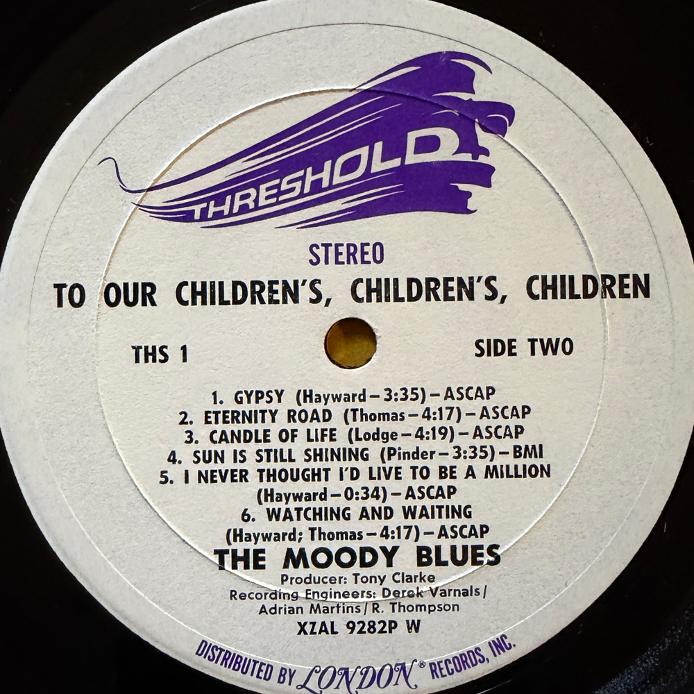 The Moody Blues ‎– To Our Children's Children's Children (США 1969г.) Т