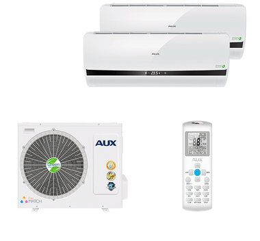 Мульти сплит система AUX на 2 комнаты (25+25 кв.м.)