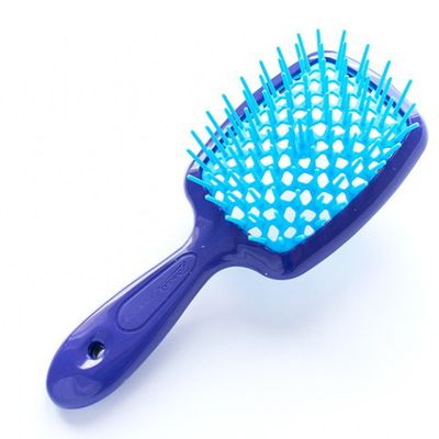 Расческа для волос JANEKE SMALL SuperBrush для волос мини фиолетово-голубая
