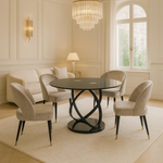 Стол обеденный Ist Casa Ореон, 122х122х76 см, черный