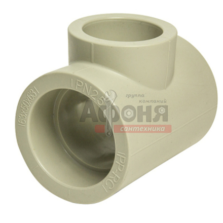 Тройник переходной 63х50х63 VRT® СЕРЫЙ (Россия)