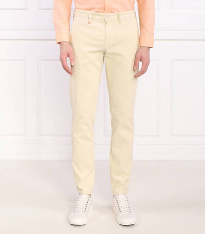 чиносы schino taber BOSS ORANGE - песочный(50472558)