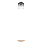 804718 Торшер CUPOLA LED 1х18W 900LM ЗОЛОТО/ДЫМЧАТЫЙ 3000K