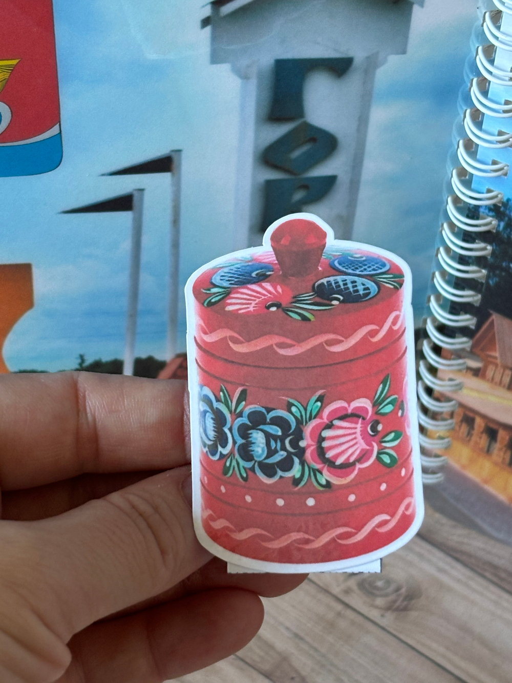 Макет "Городецкая роспись"