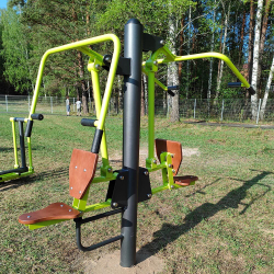 Smart-1056 Уличный тренажер Тяга Сверху - Жим от груди ZAVODSPORTA